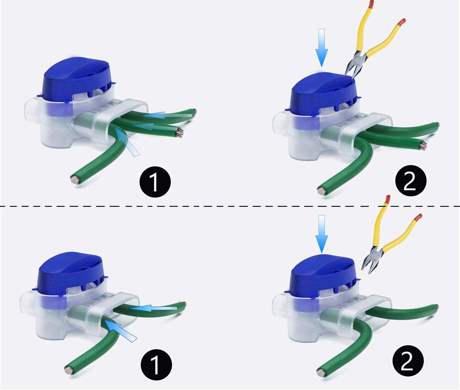 1 x ZŁĄCZKA hydrożelowa do przewodu robot koszący kosiarka automatyczna Marka Robocable
