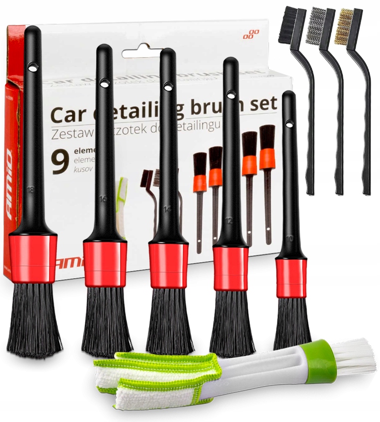 ZESTAW DETAILINGOWY DO CZYSZCZENIA SAMOCHODU KURZU