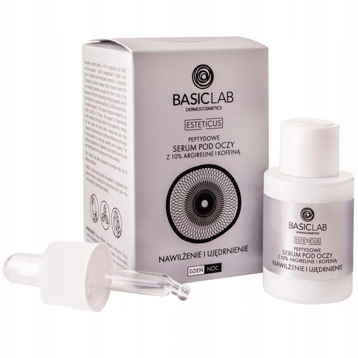 BASICLAB Peptydowe serum pod oczy 15 ml Kod producenta 5907637951284