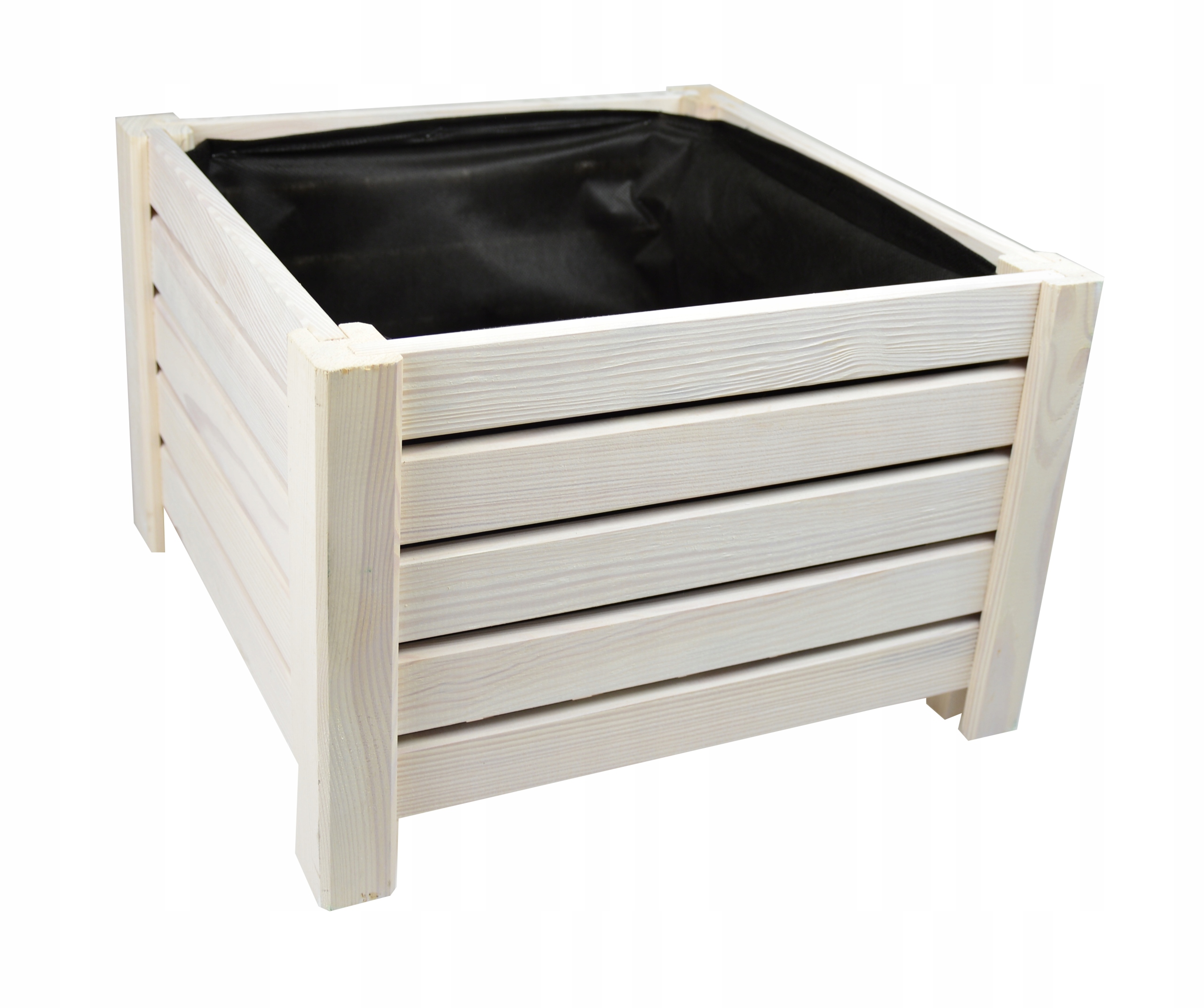 

Drewniana Donica Na Kwiaty skrzynka drewno 38 cm