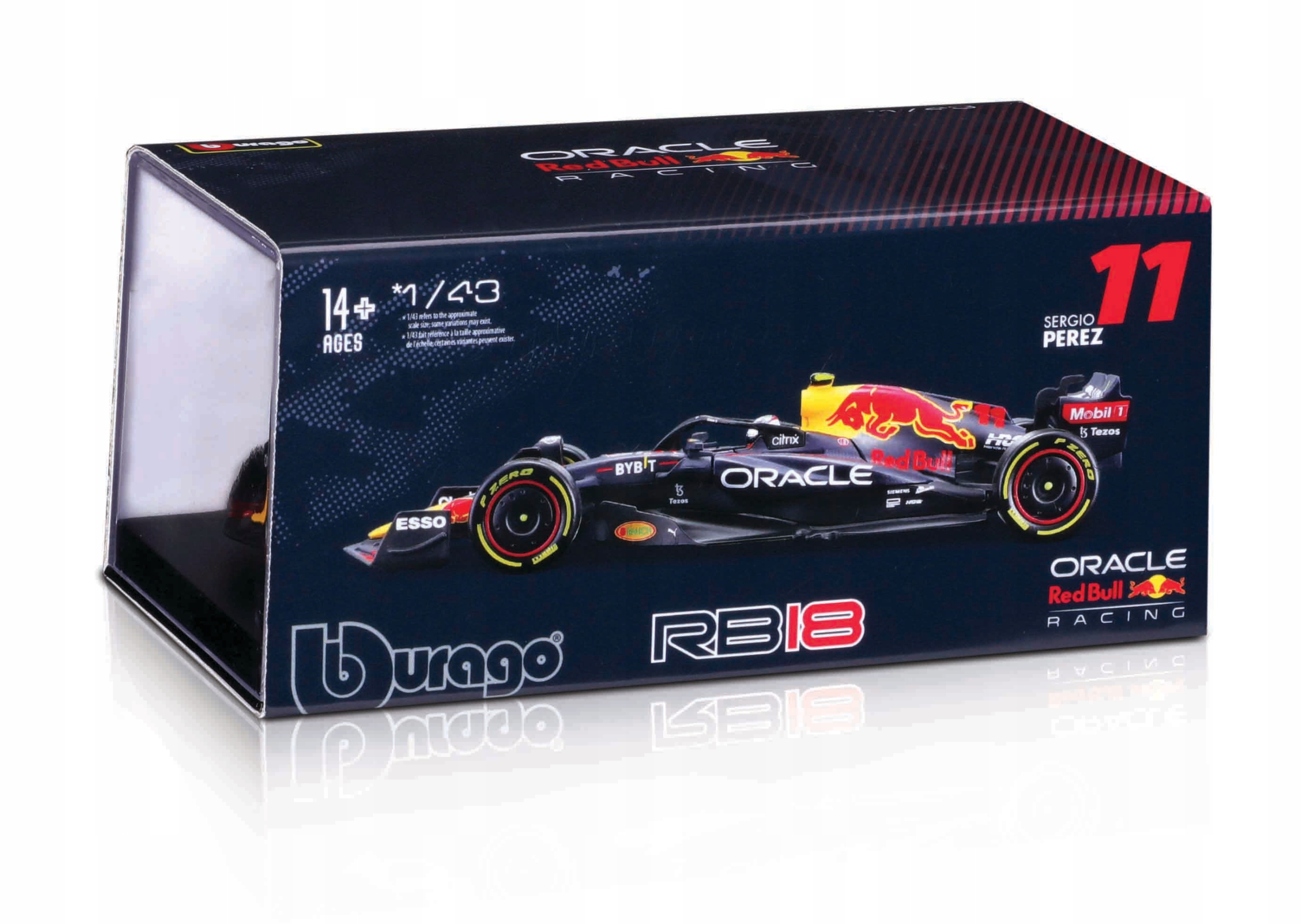 BOLID F1 RB18 Verstappen 1:43 BBURAGO 18-38062 Marka Bburago