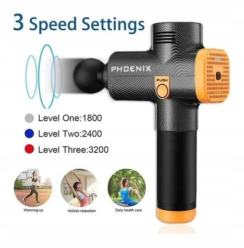 Pistolet do masażu mięśni Phoenix A2 Rodzaje wibracji pionowe