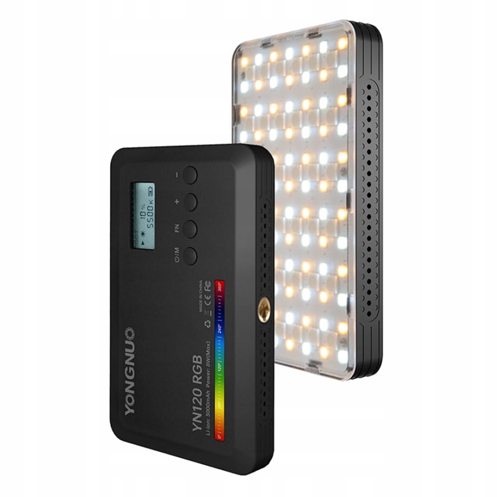 Kompaktowa lampa LED Yongnuo YN120 2500-9900K + RGB
