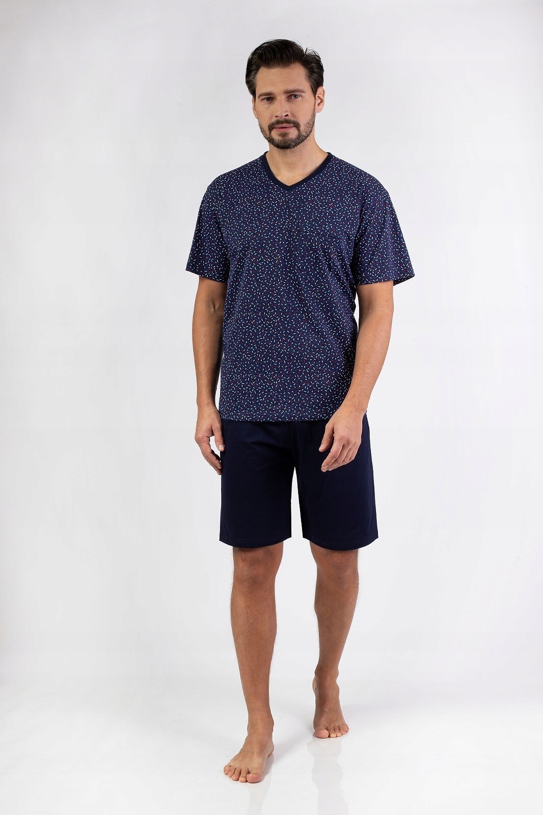 Pánské Pyžamo 481 Kr VEL.2XL XXL tmavě modrá