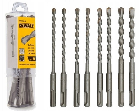 

DeWALT zestaw wierteł do betonu Sds+ DT60300 8szt