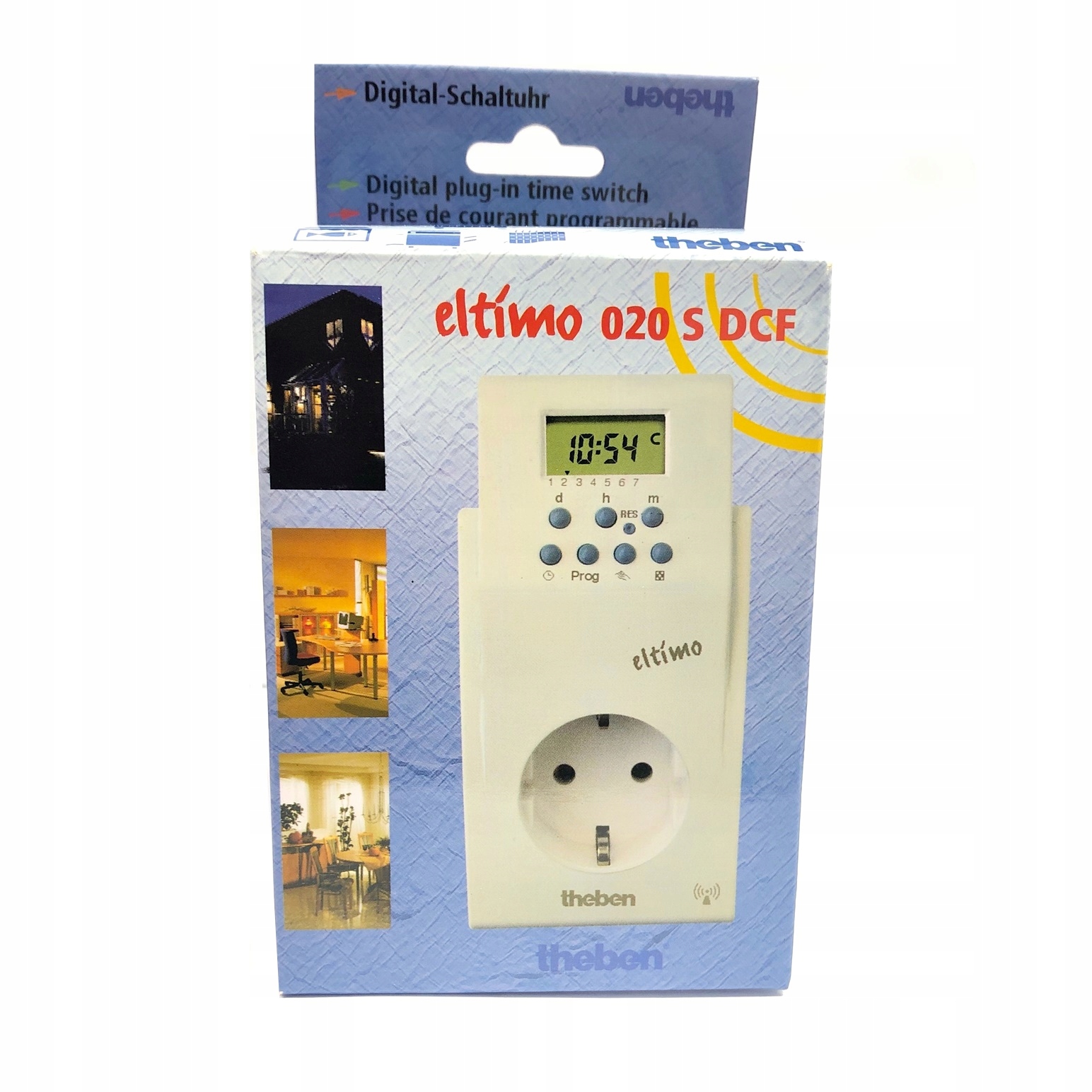 PROGRAMATOR CZASOWY TIMER THEBEN SCHUKO TYP F Model ELTIMO 020S DCF