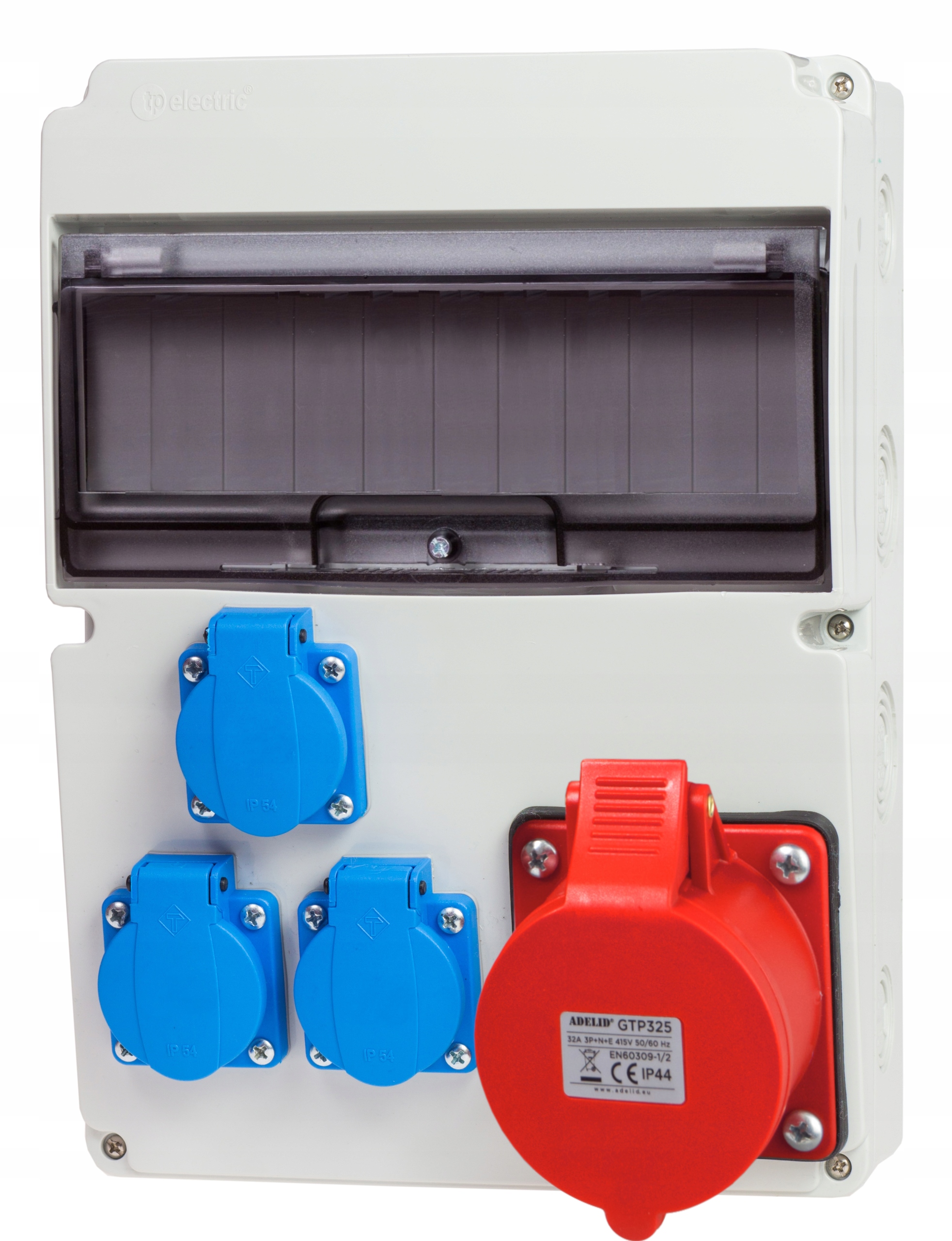 Rozdzielnica Rozdzielnia Skrzynka Budowlana Elektryczna Obudowa Szafa 230V