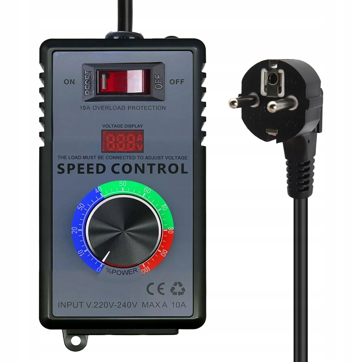 4000w Regulator prędkości silnika Ac 230v 10a do szlifierek, wiertarek, pił