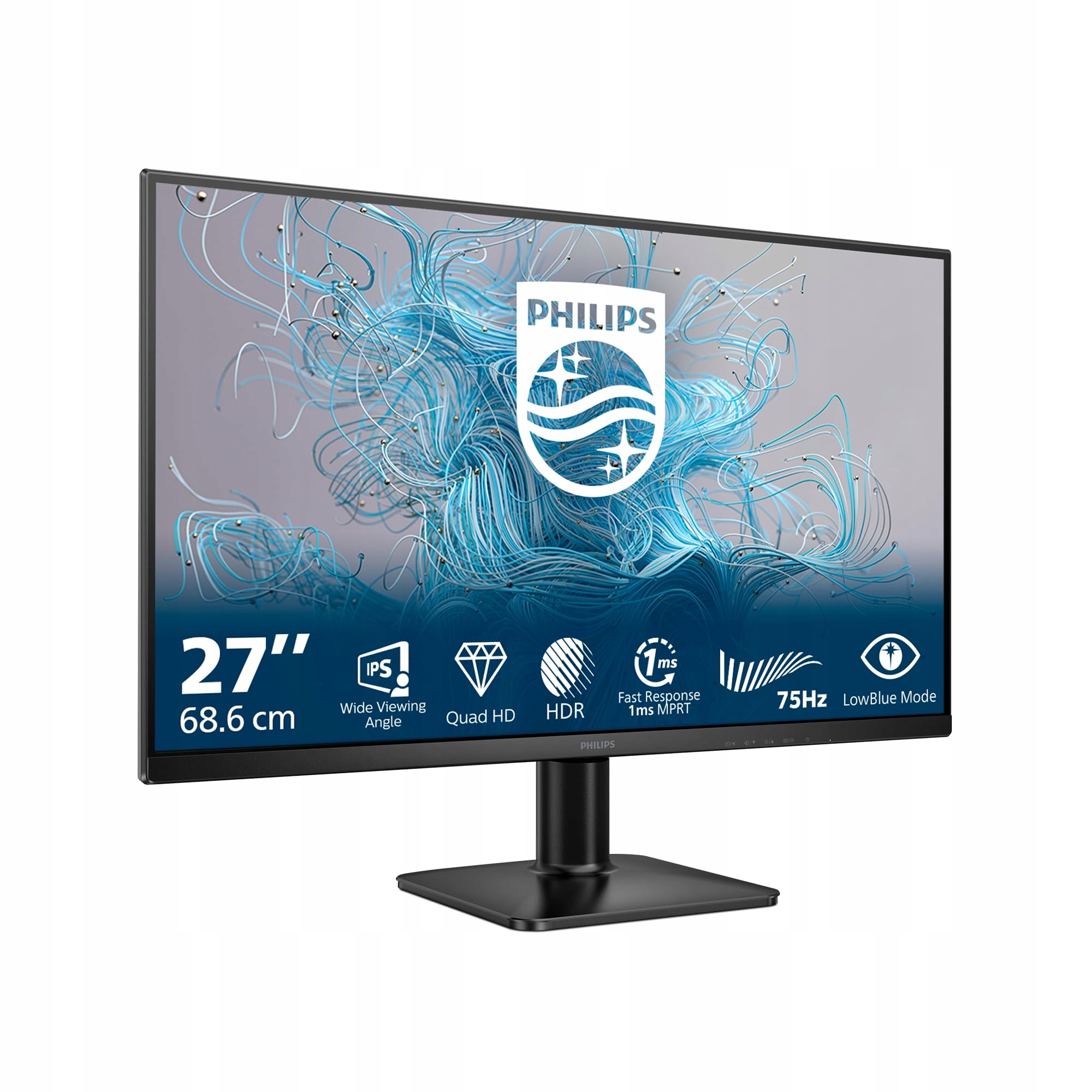 Philips 27E2N1500L 27" Qhd monitor, 75 Hz, černý