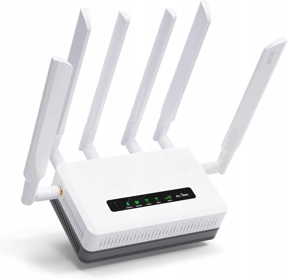 GL.iNet GL-XE3000 Puli Ax Router 5G Dual Sim WiFi 6 Bateria 6400mAh Vpn
