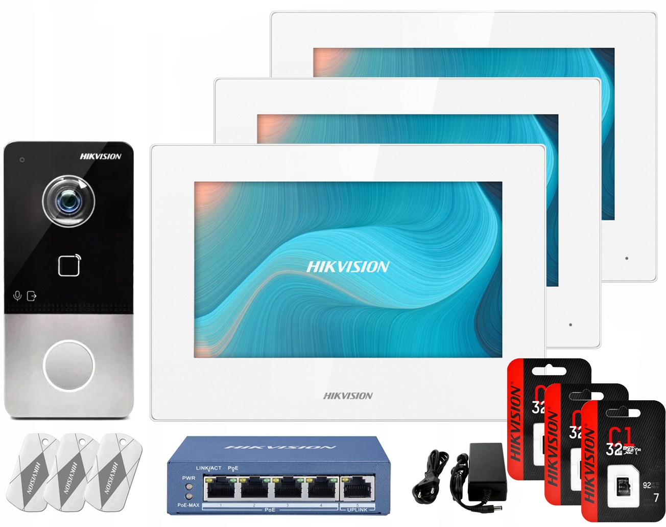 Videovrátnik Hikvision DS-KIS603-P-3 WiFi interkom