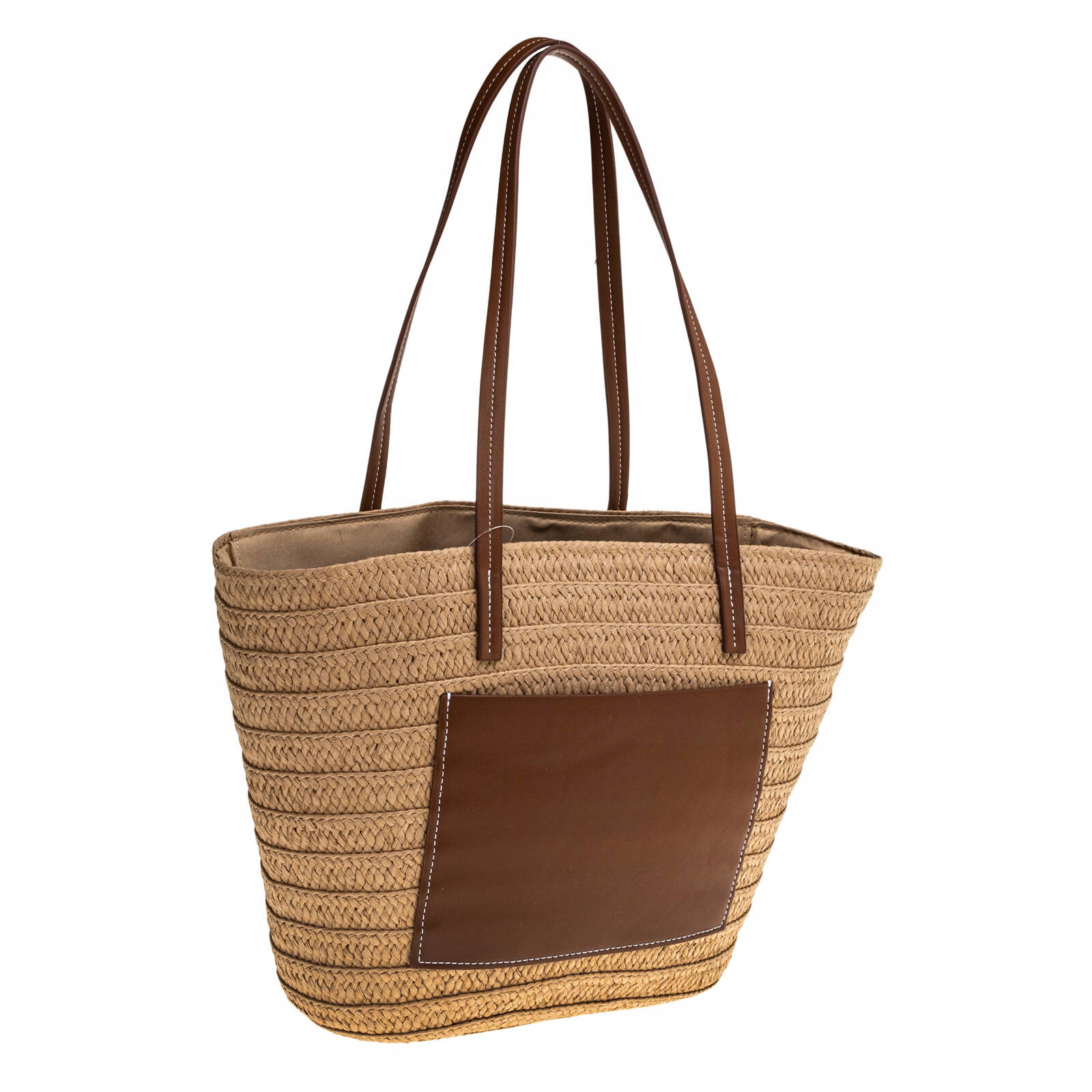 Torba Plażowa Shopper Beżówa Boho Na Plaże Duża Piknik Letnia Lato Torebka