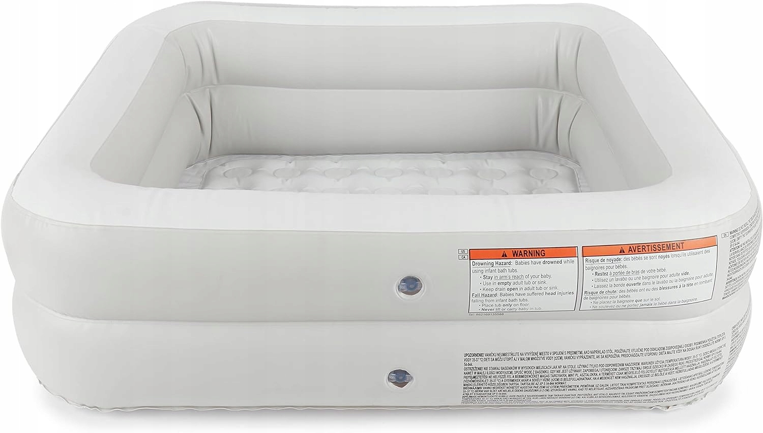 BASEN PROSTOKĄTNY OGRODOWY BIECO BRODZIK DLA NIEMOWLĄT 86 x 86 x 25 cm Marka Bieco