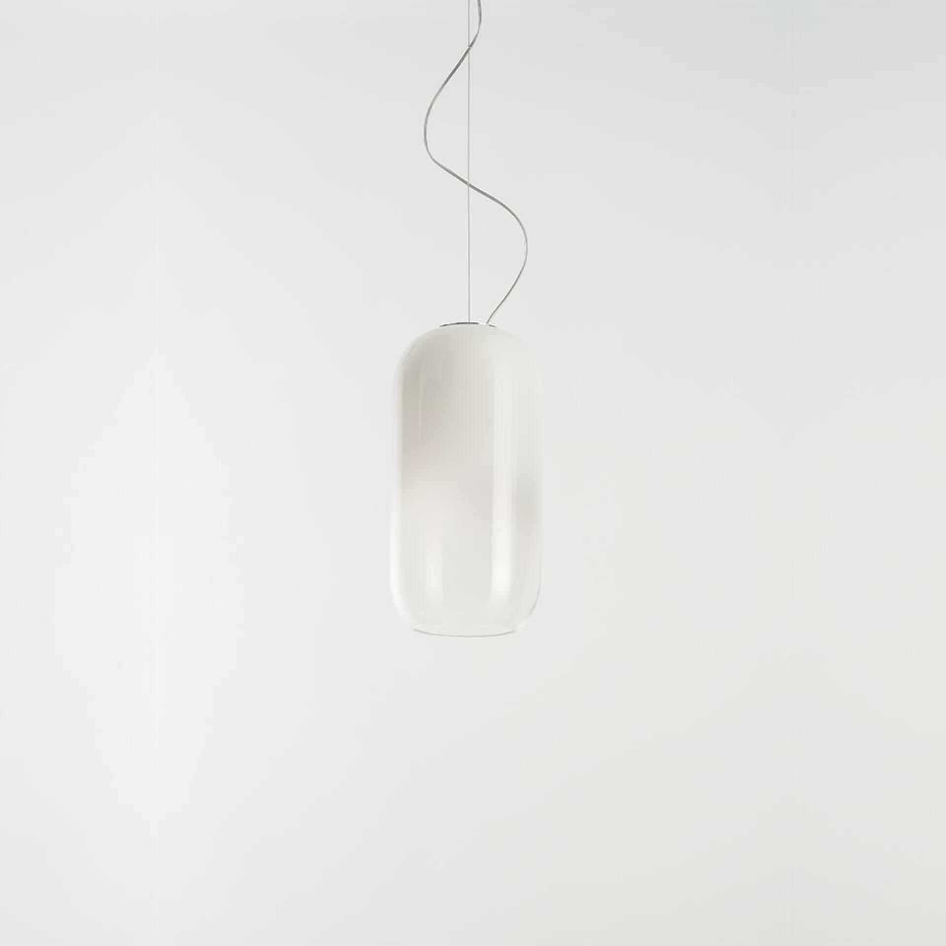 Artemide Gople Mini závesné svietidlo, biela, E14, 290 mm, dizajnové