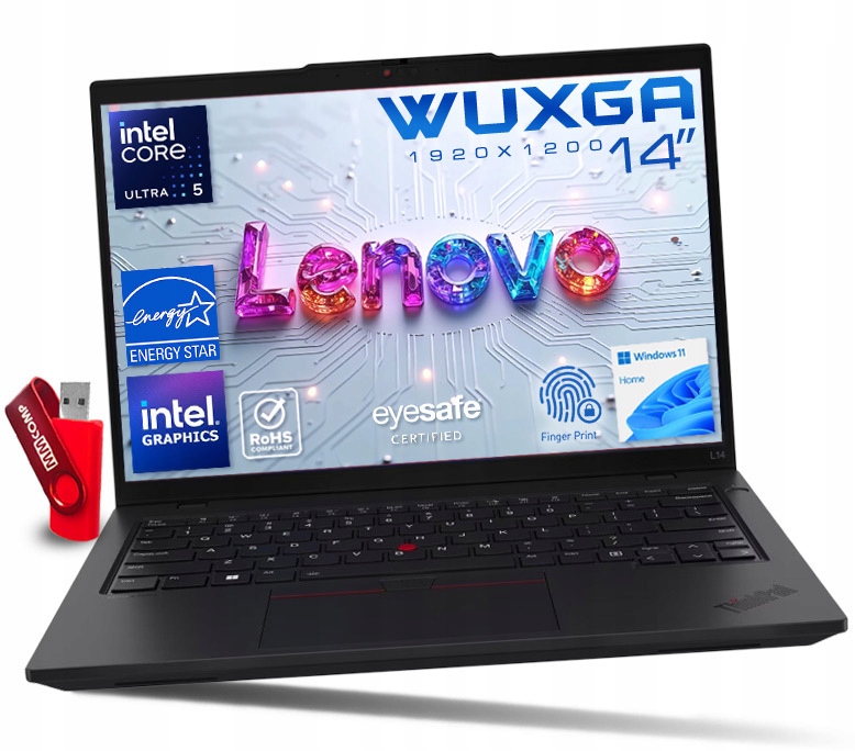 Notebook Lenovo ThinkPad L14 G6 Intel Core U5 32GB 2TB Ssd Wuxga Ips Stylový