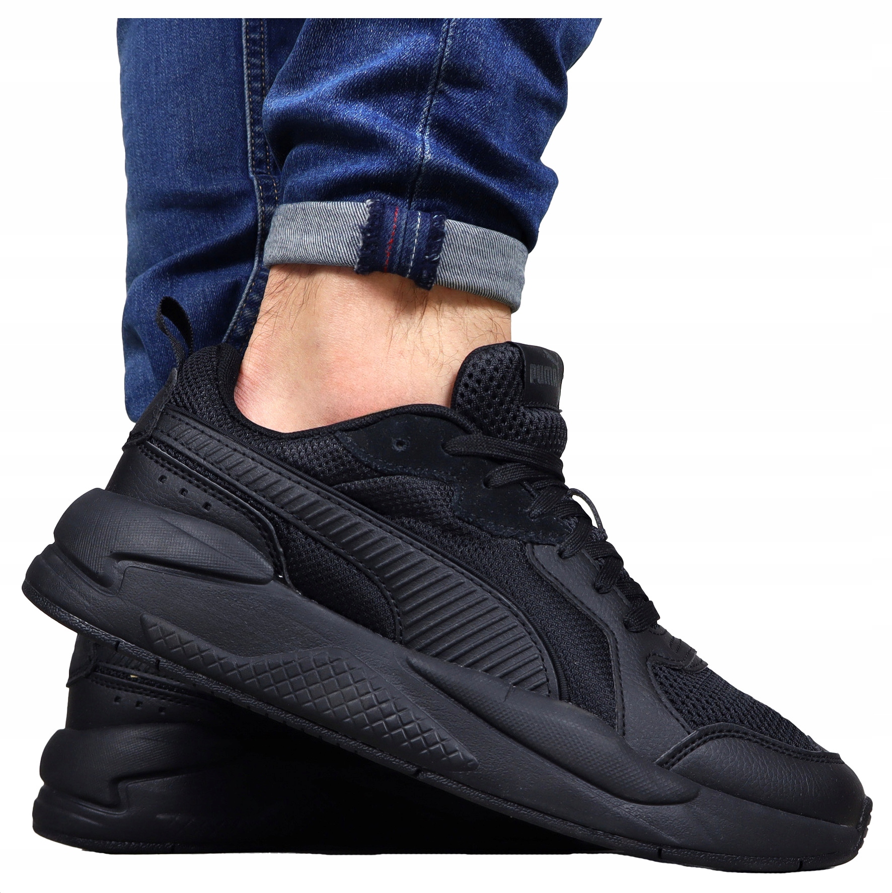 pánské boty Puma Černé Pohodlné sportovní tenisky pro každodenní nošení Lehké