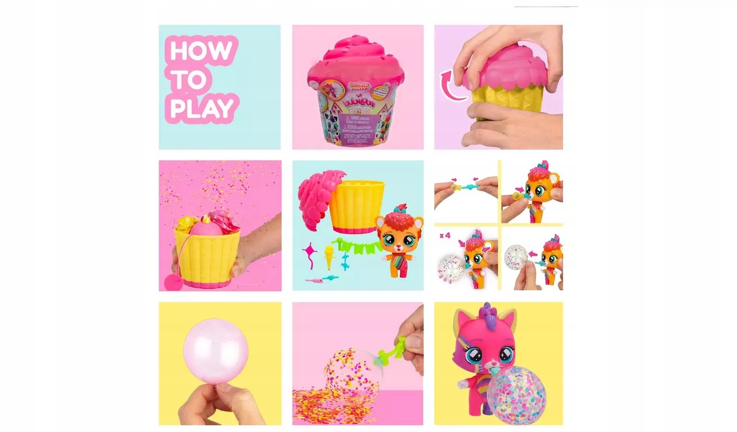 BUBILOONS BALONOWE ZWIERZĄTKA RÓŻOWE Marka 123Arts