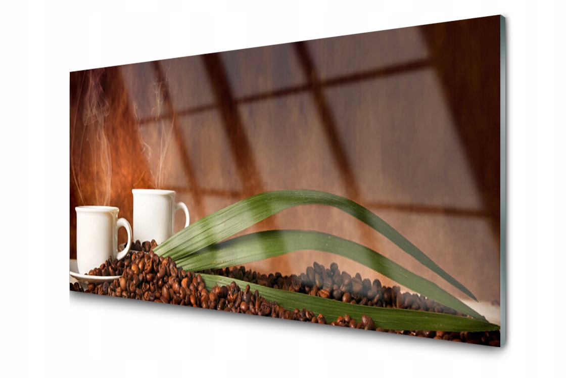 

Panel szklany dekor Kawa Ziarna Kuchnia 120x60