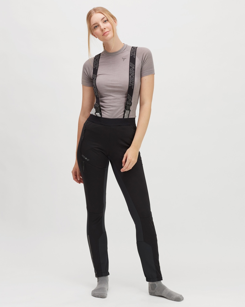 Dámské kalhoty na běžky Silvini Ordona černá M