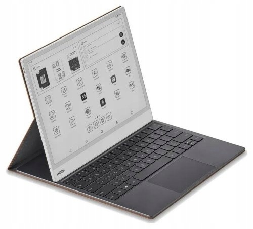 Magnetické puzdro Onyx Note Max/Tab X C brown s klávesnicou