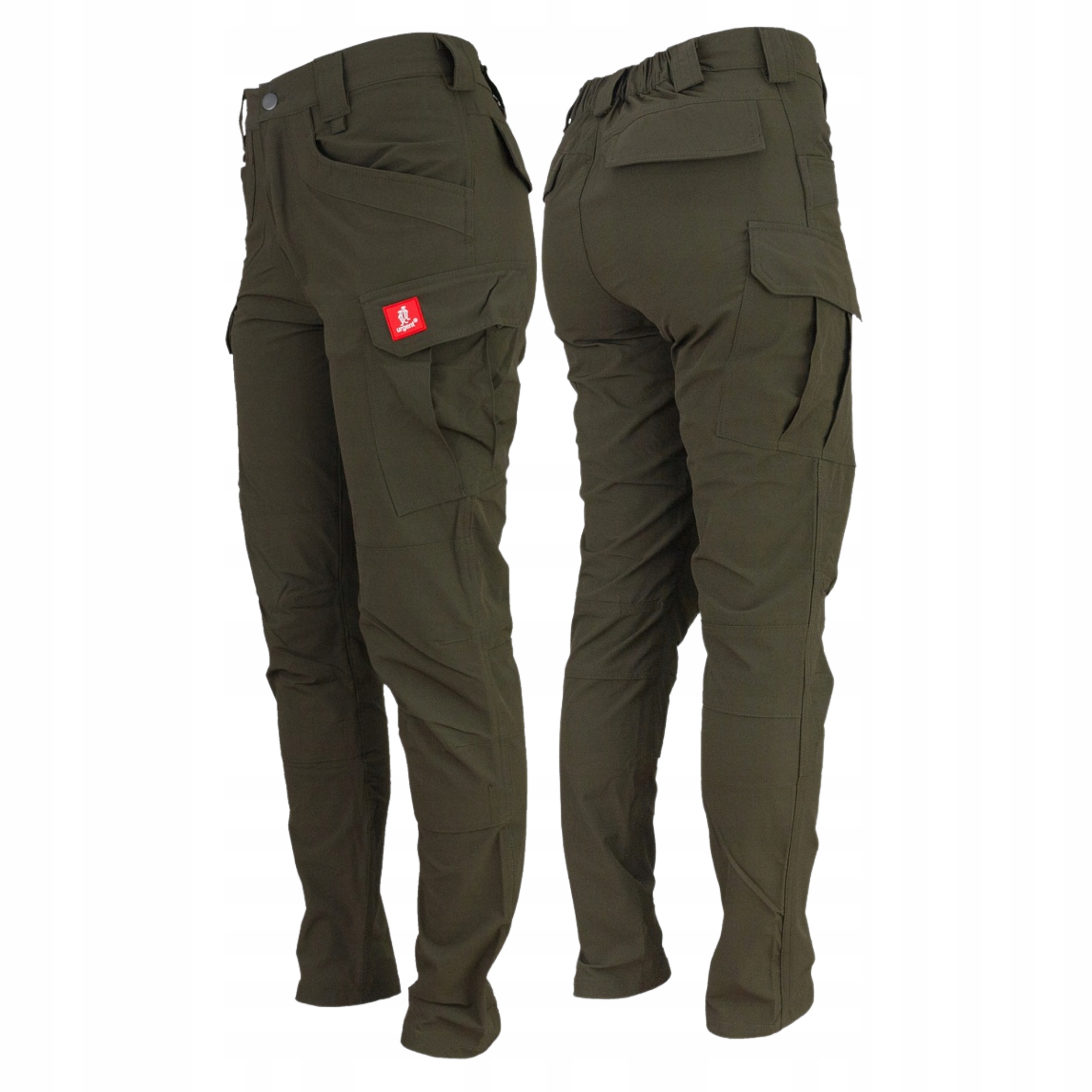 Spodnie męskie robocze Wojskowe Bojówki Taktyczne oliwkowe Urgent Mocne 56