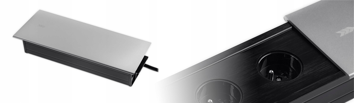 Gniazdo Blatowe Meblowe Konferencyjne Ładowarka USB Spacetronik SPS-S24S Informacje dodatkowe gniazdo rozbieralne