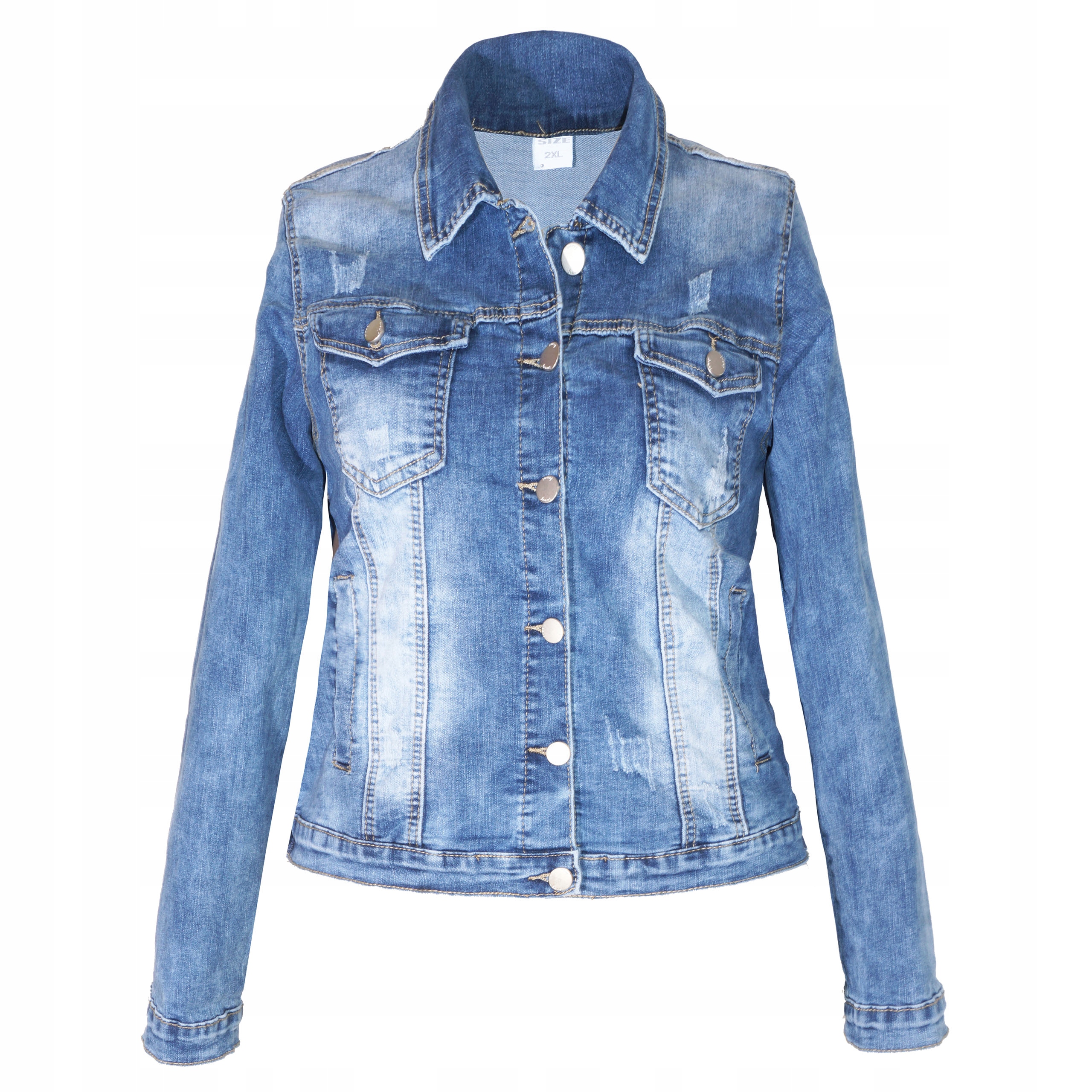 

Katana super kurtka Jeansowa bawełna Jeans 48 4XL