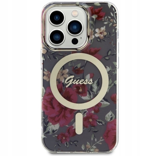 

Guess etui Flower MagSafe plecki do iPhone 14 Pro