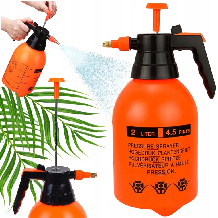 OPRYSKIWACZ CIŚNIENIOWY OGRODOWY 2L SPRYSKIWACZ RĘCZNY DO PRYSKANIA ROŚLINY