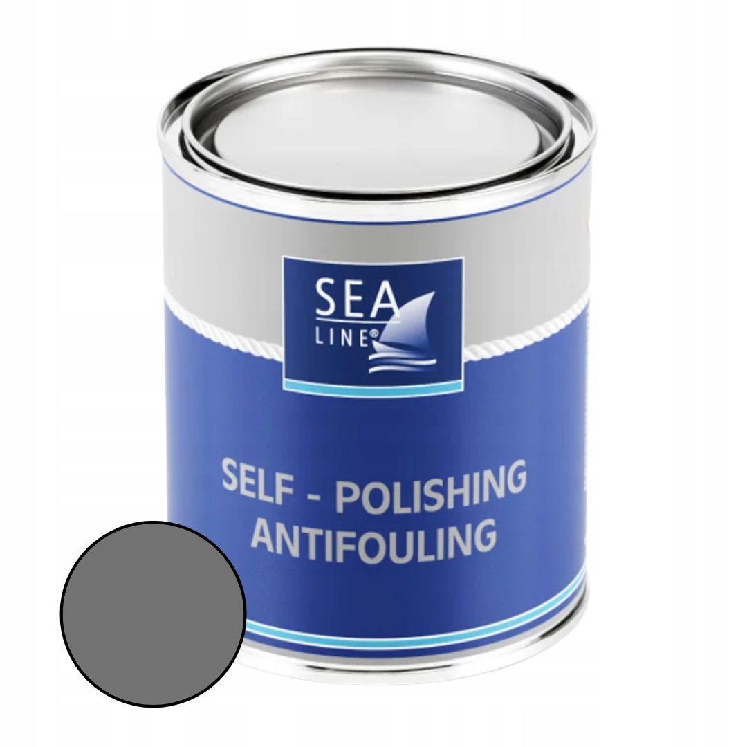Sea-line Samopolerująca Farba Antyporostowa Self-polish Szara 0,75L 750ml