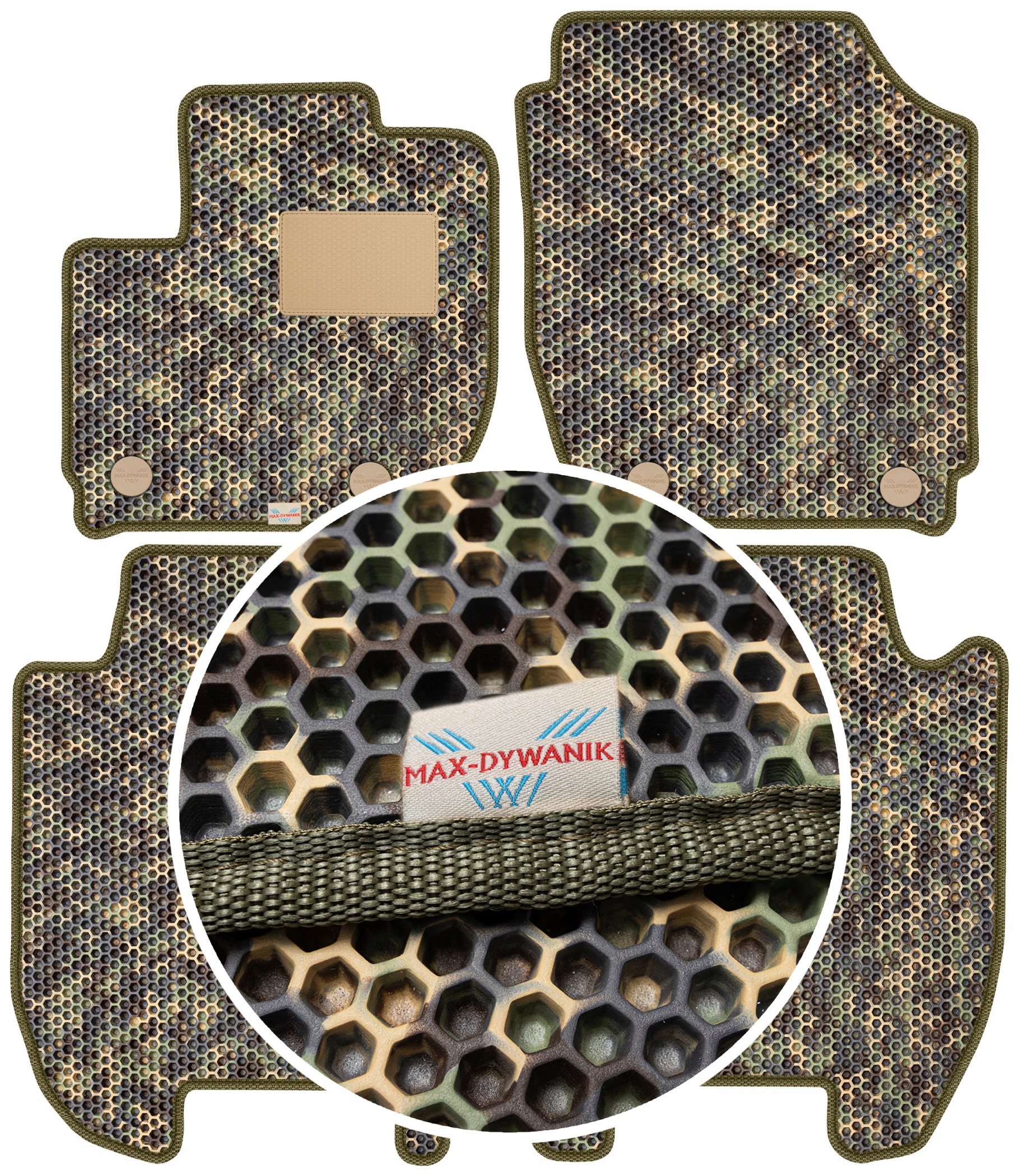 Honda Jazz III 2015 Gumové rohože do auta Eva Moro