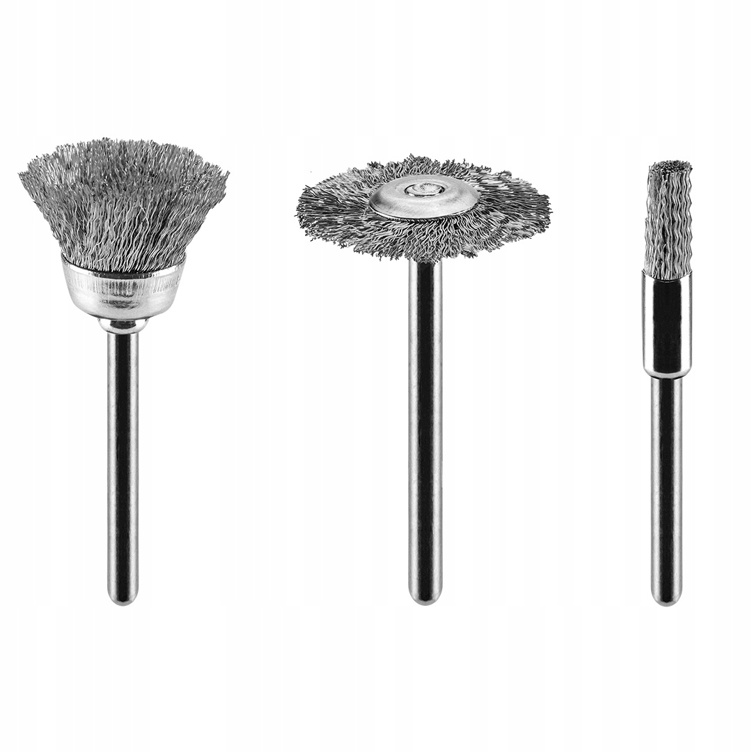 

Graphite Szczotki stalowe kpl. 3 szt.