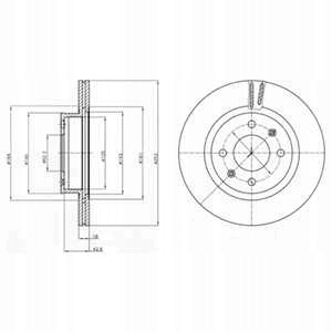 TARCZE KLOCKI PRZOD DELPHI HYUNDAI I10 I Producent części Delphi
