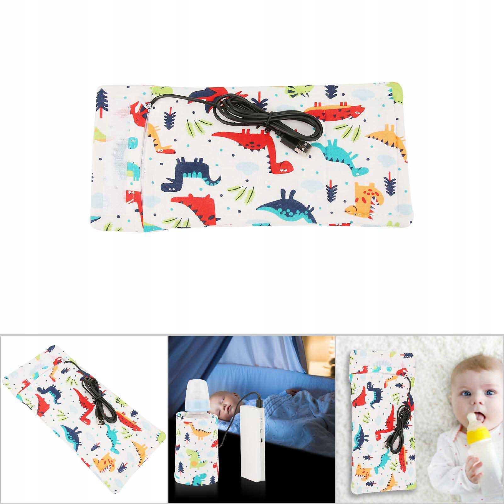 PRZENOŚNA TERMOS PODGRZEWACZ USB DO BUTELEK MLEKA Marka bez marki