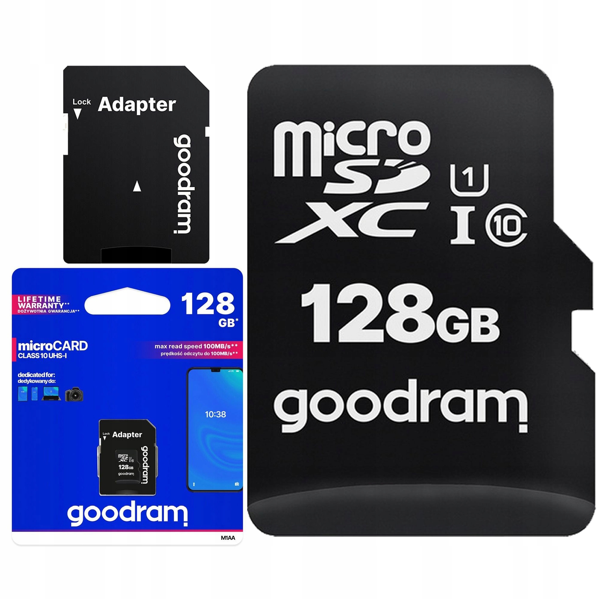 Oryginalna Karta Pamięci Goodram 128GB Micro Sd Class 10