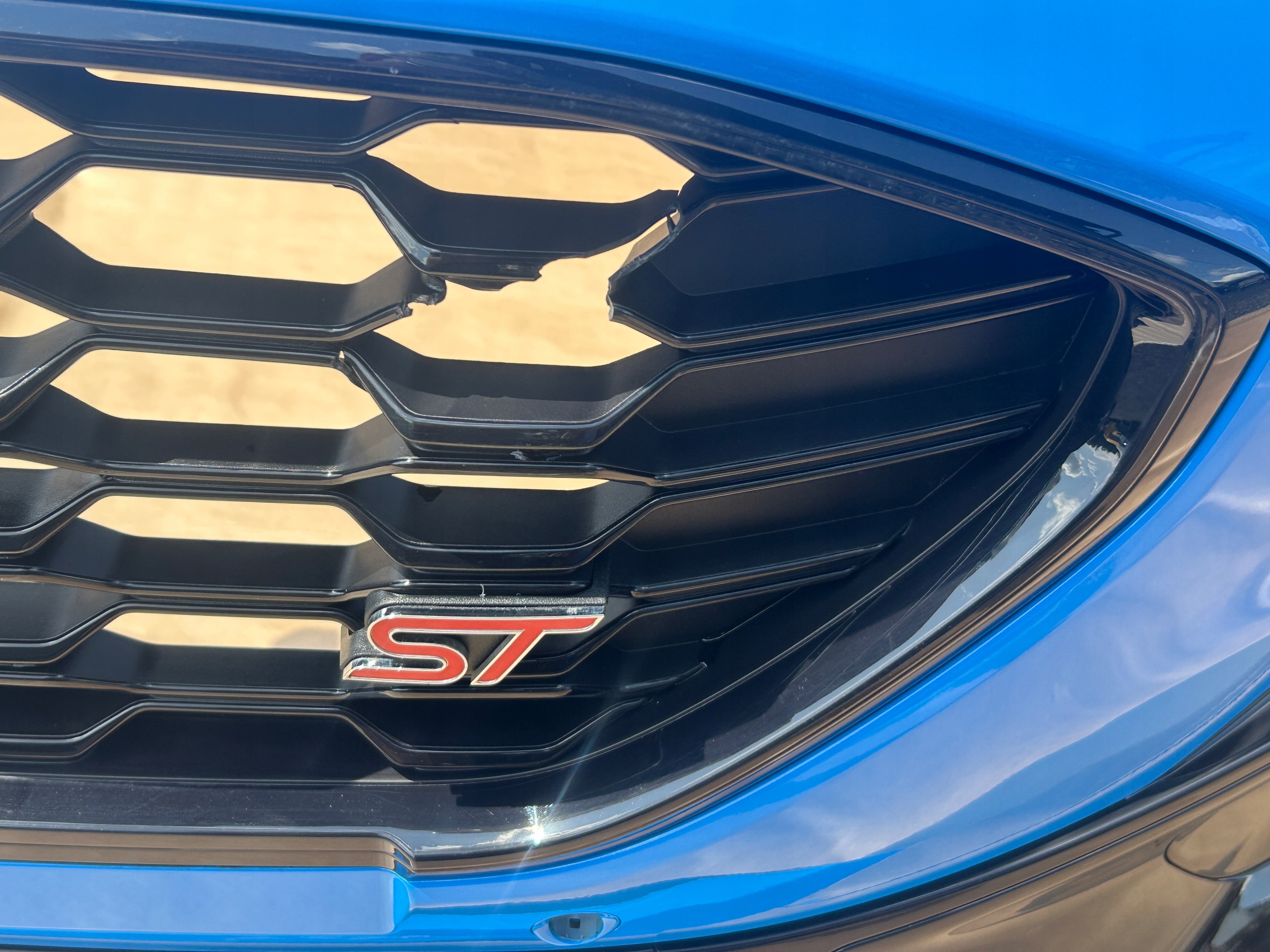 FORD PUMA MK2 ST 2019-2025 bumper front VASTRAFFIC BLUE PDC original