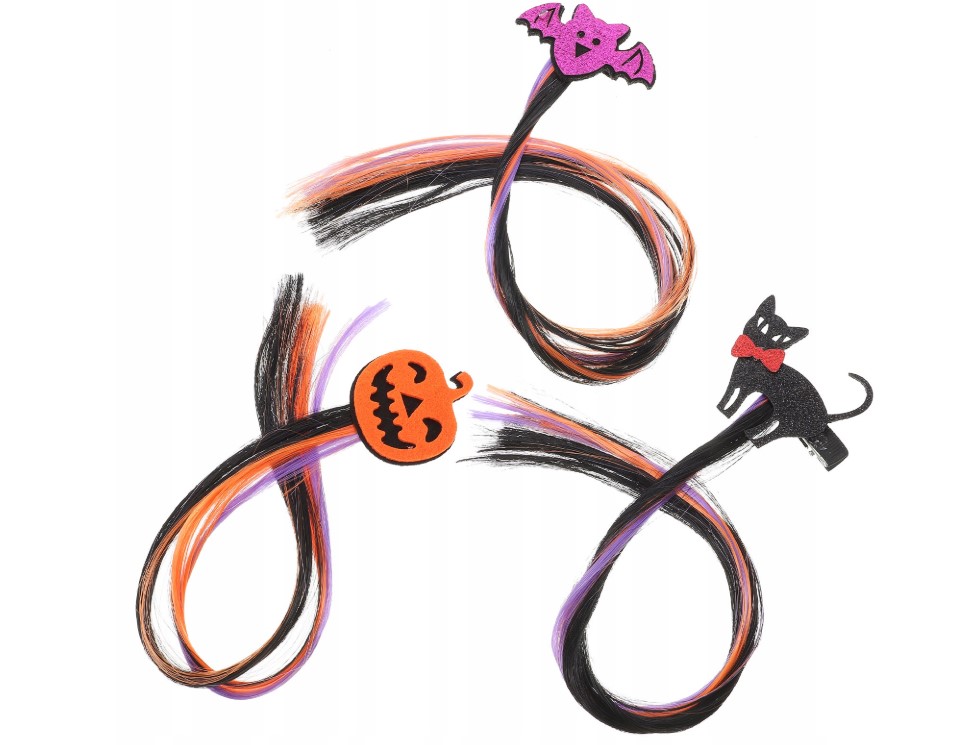 Klipy Do Vlasů Na Halloween 4 Kusy Vlasy Přepraní Kostým
