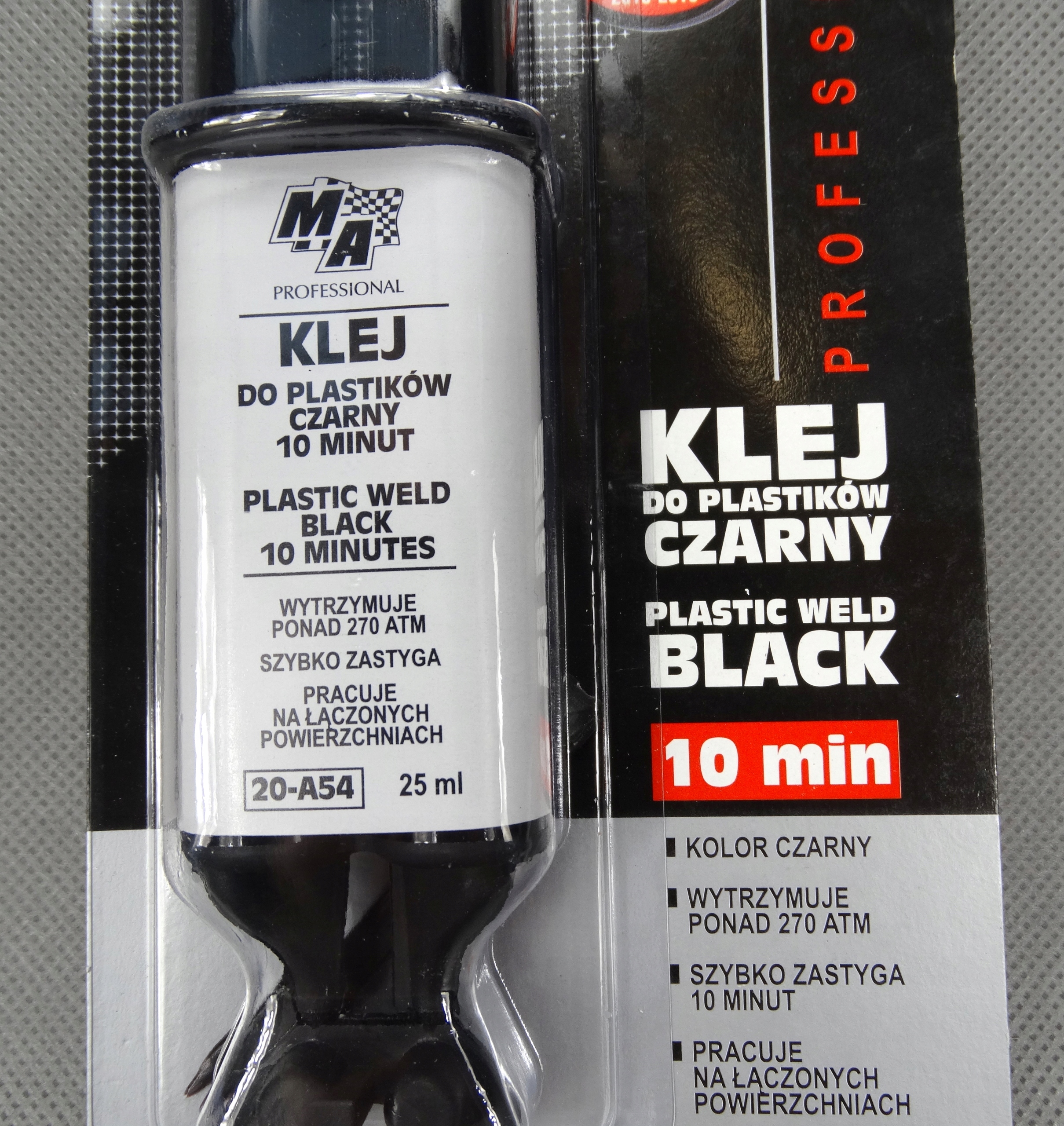 KLEJ DO PLASTIKÓW CZARNY 25ML - MOJE AUTO Typ Pozostałe