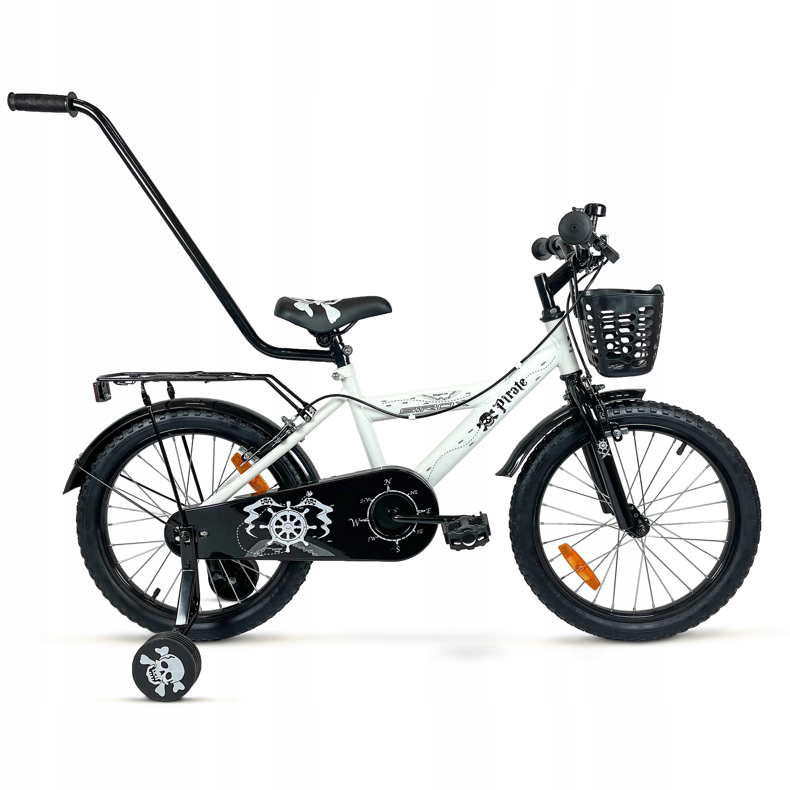 Rower Dla 5-7 Latka Chłopca Chłopięcy Dziecięcy Z Prowadnikiem Koszykiem