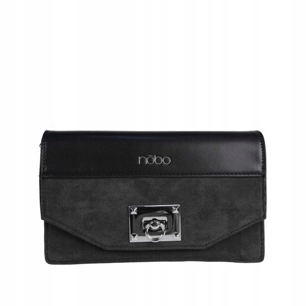 

Modna torebka listonoszka Nobo czarna +gratis
