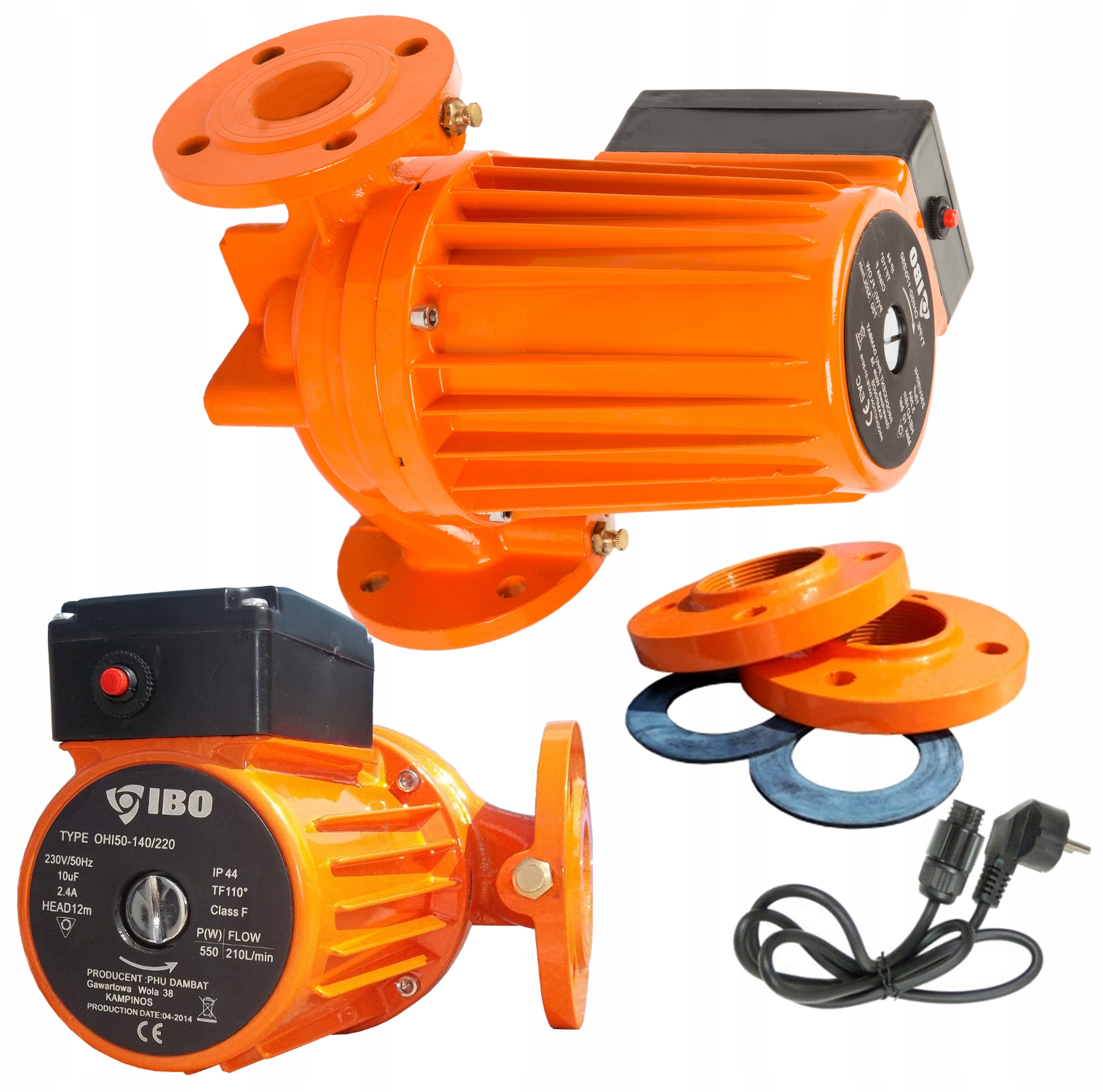 Ibo Ohi 50-140/220 1-STUPŇOVÁ Obehová Cirkulačná Pumpa S Výkonom 750 W