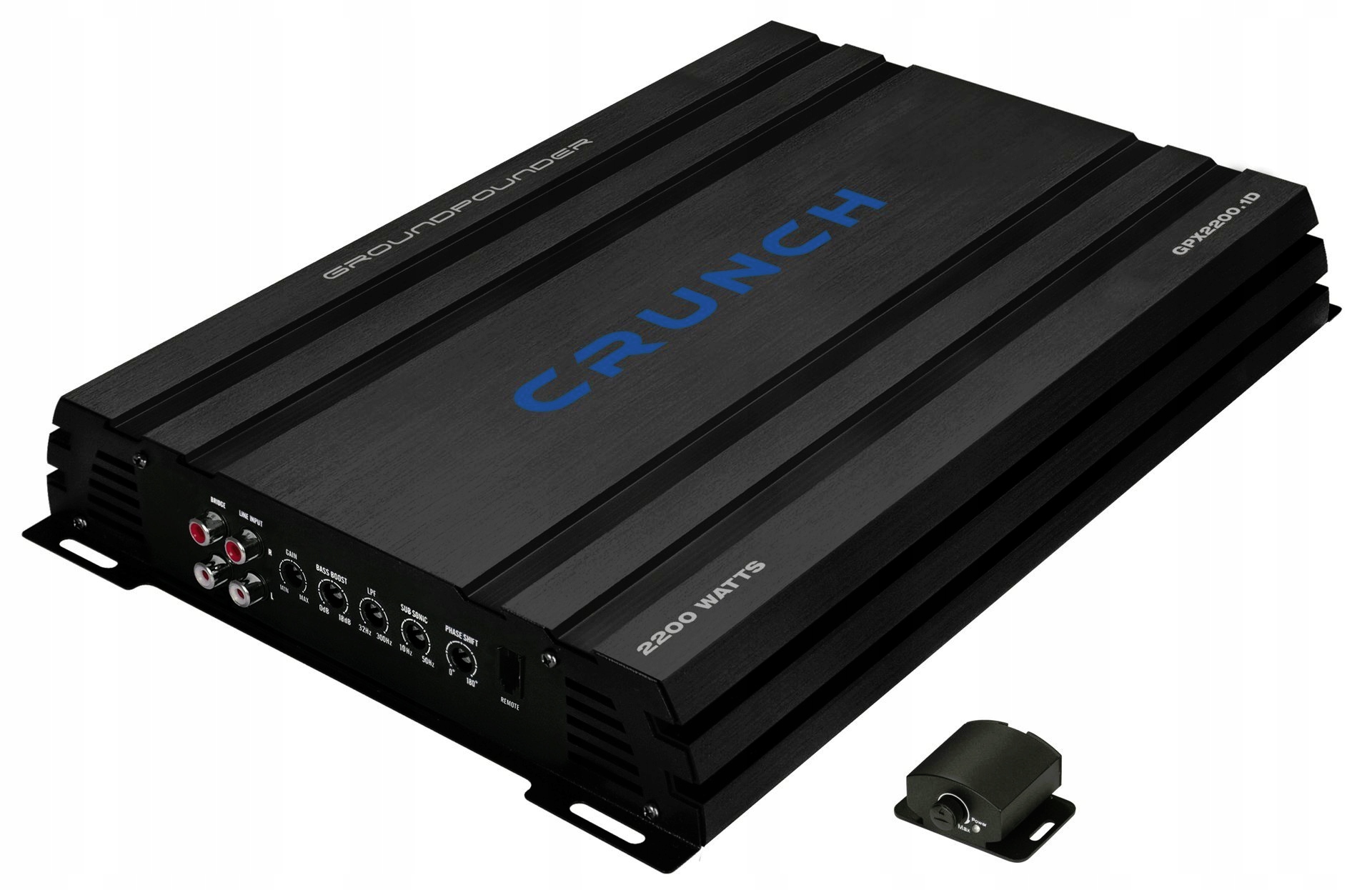 Silný zosilňovač Crunch GPX2200.1D 500/800/1100RMS