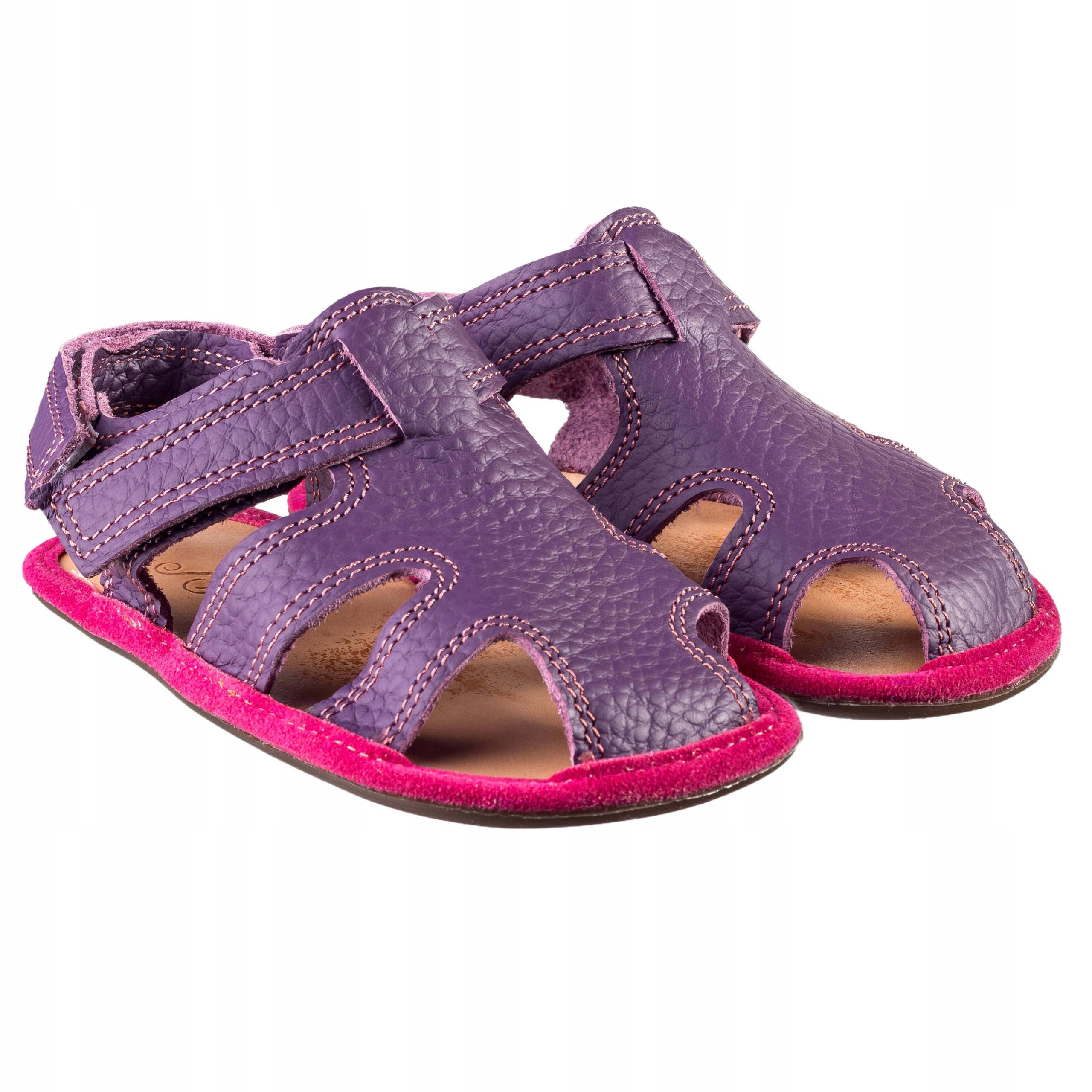 Sandałki dziecięce barefoot Janu 2.0 Purple 22 Eu Magical Shoes
