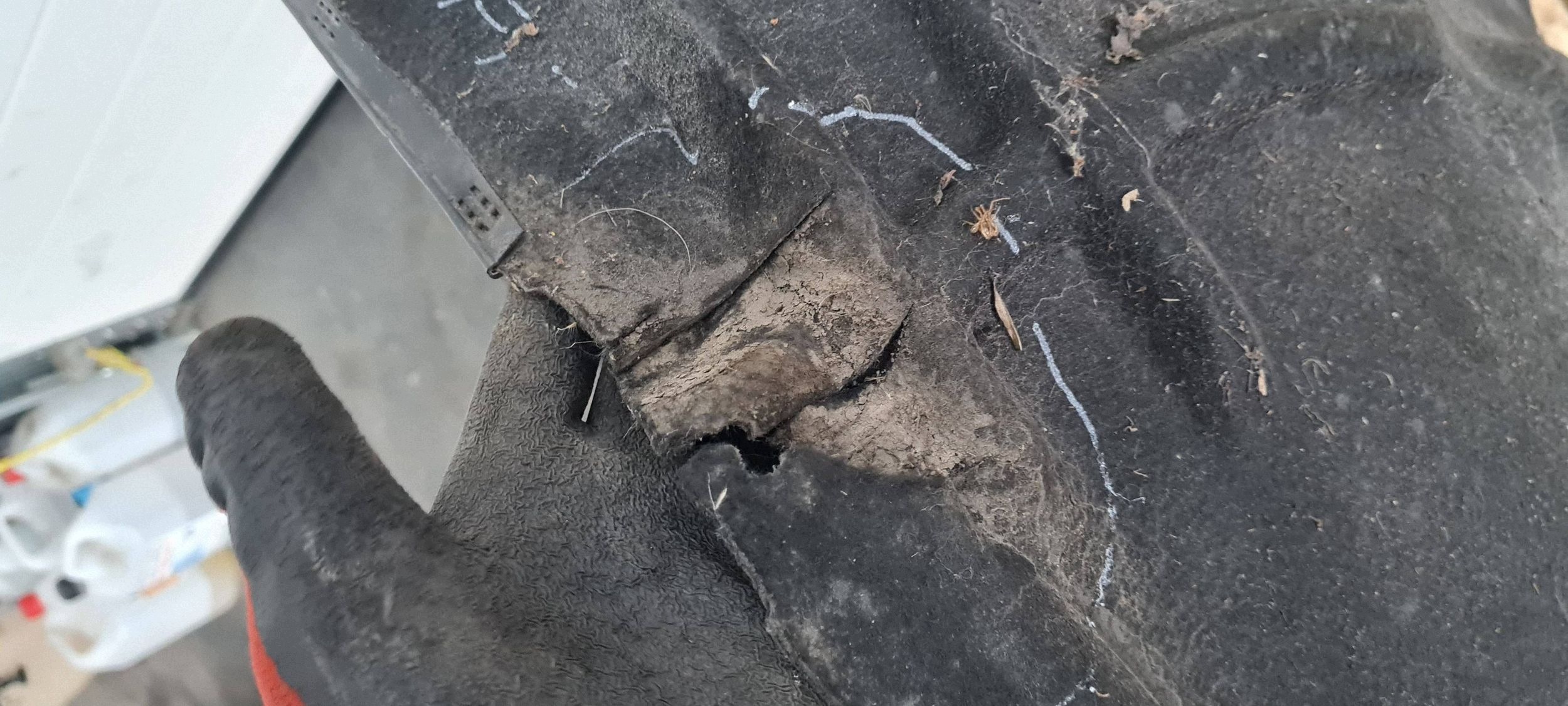 Q5 8R SQ5 LIFT mudguard right right front MATERIAL ORG 8R0821172L