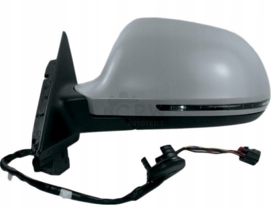 ДЗЕРКАЛО ЗЛІВА ЕЛЕКТРИЧНЕ 8 ПІНИ-КОНТАКТИ З ПОВОРОТ AUDI A3p РЕСТАЙЛІНГ 2008-2010 3 ДВЕРІ