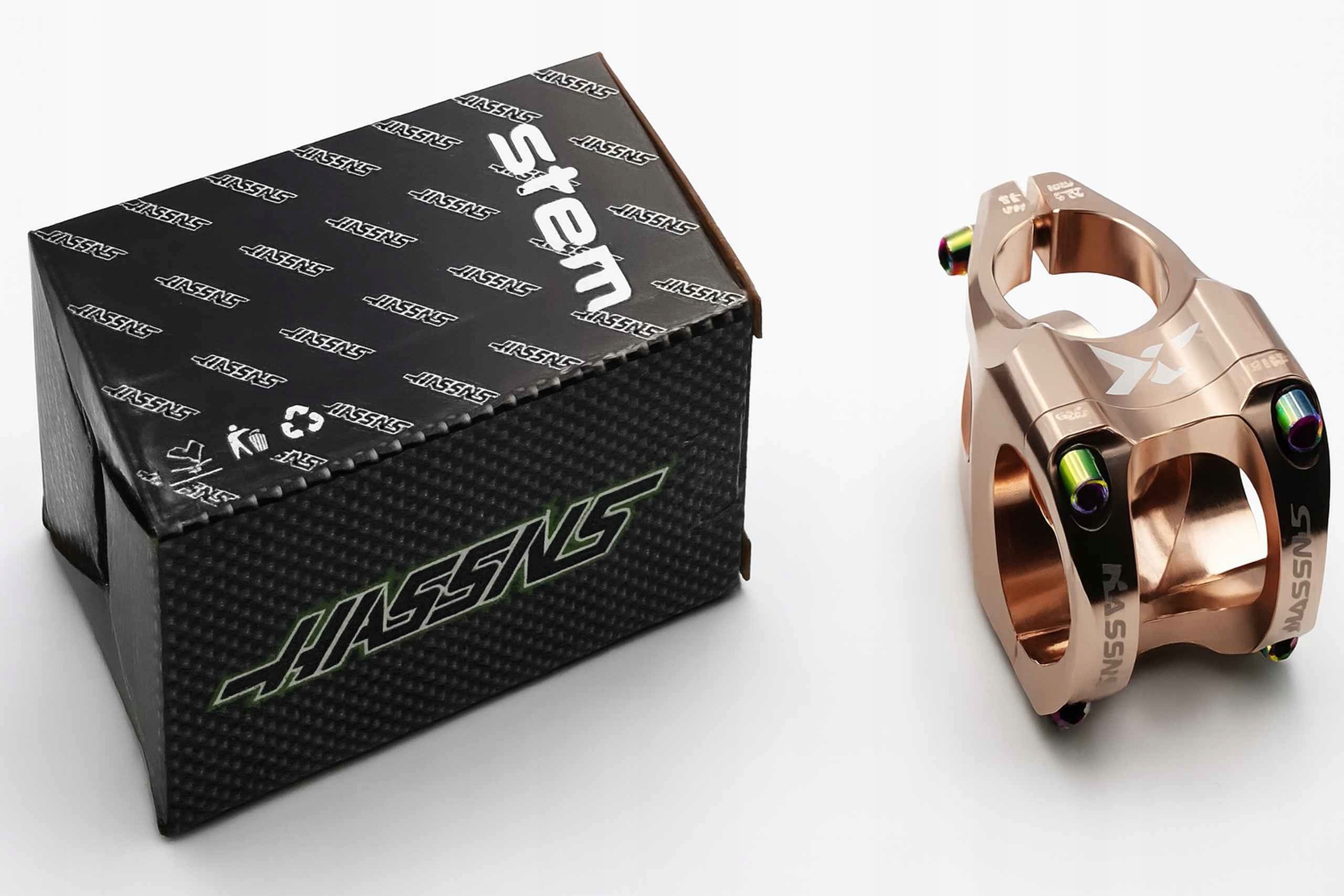 Hassns Mostek Rowerowy Ultra Lekki 31/8 35mm 107g Titanium