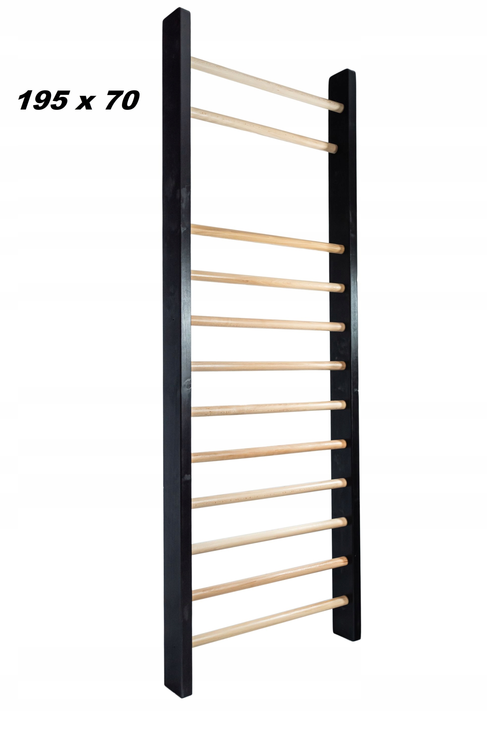 Tréninkový Gymnastický Žebřík 195 X 70 Černý