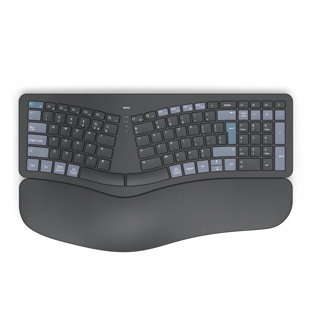 Klawiatura Hama WK-900 Ergo Czarny