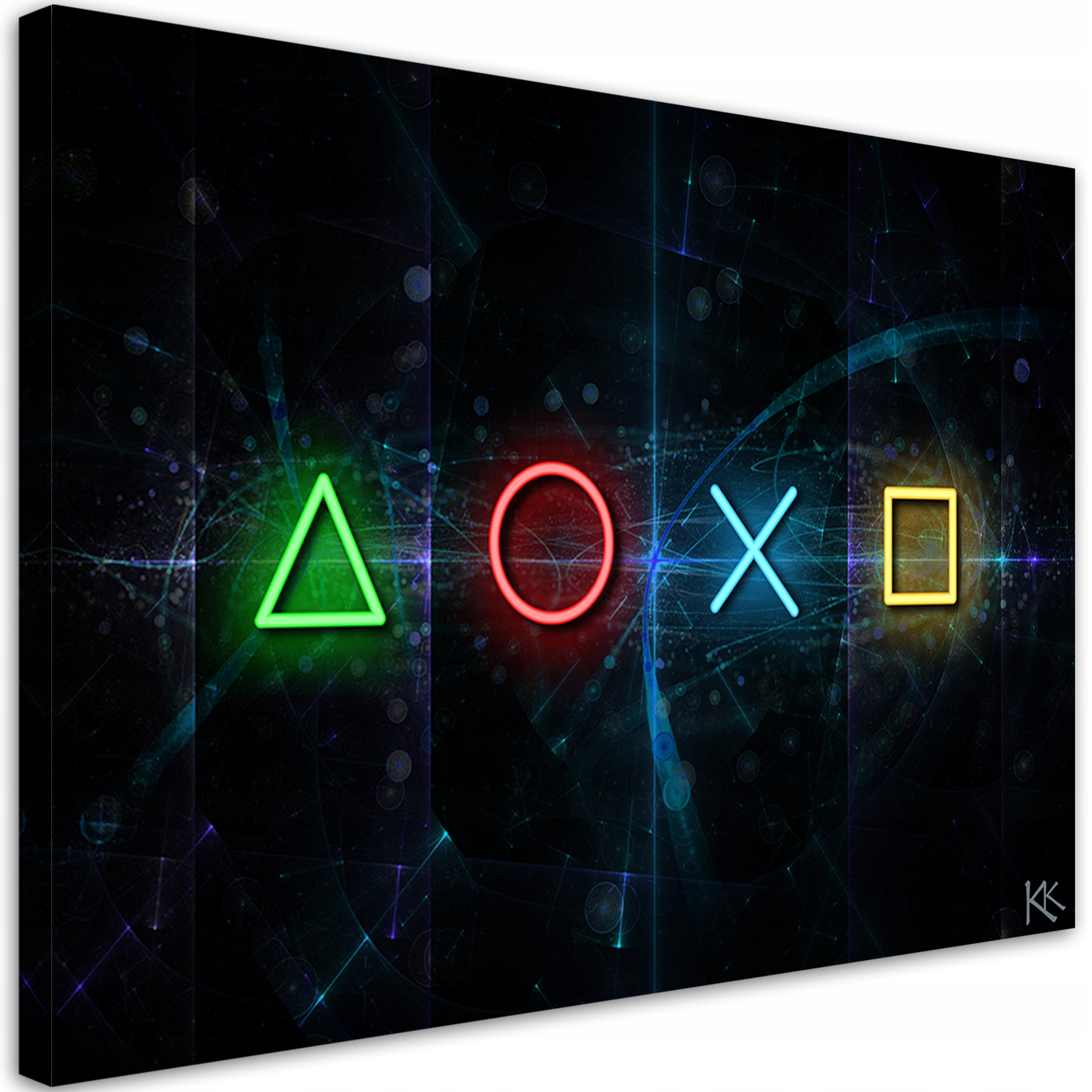 Obraz na plátně, Tlačítka pro ovladač 60x40