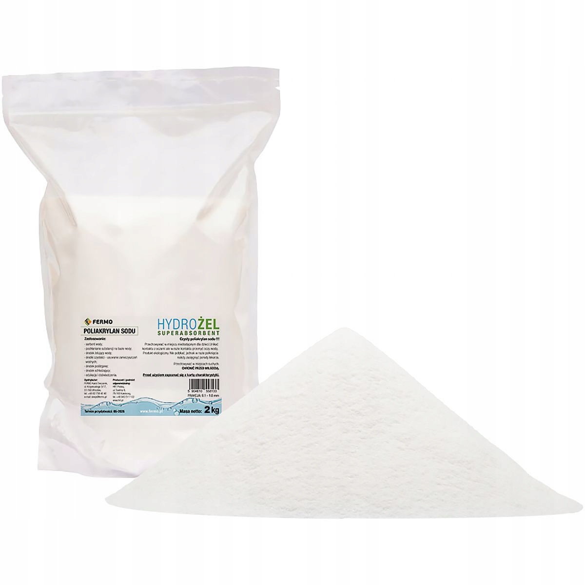 Aquagel hydrożel do magazynowania wody 2 kg